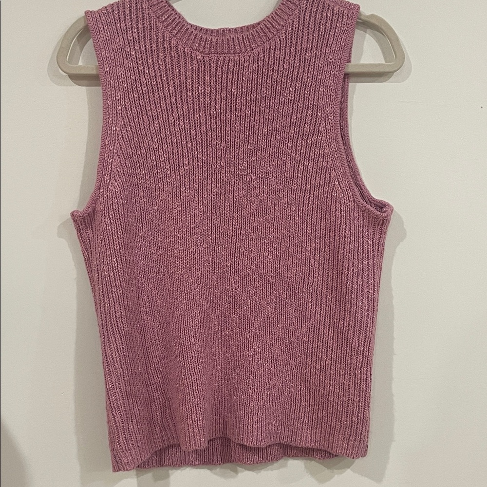🍂 Pink Women's Sleeveless Sweater